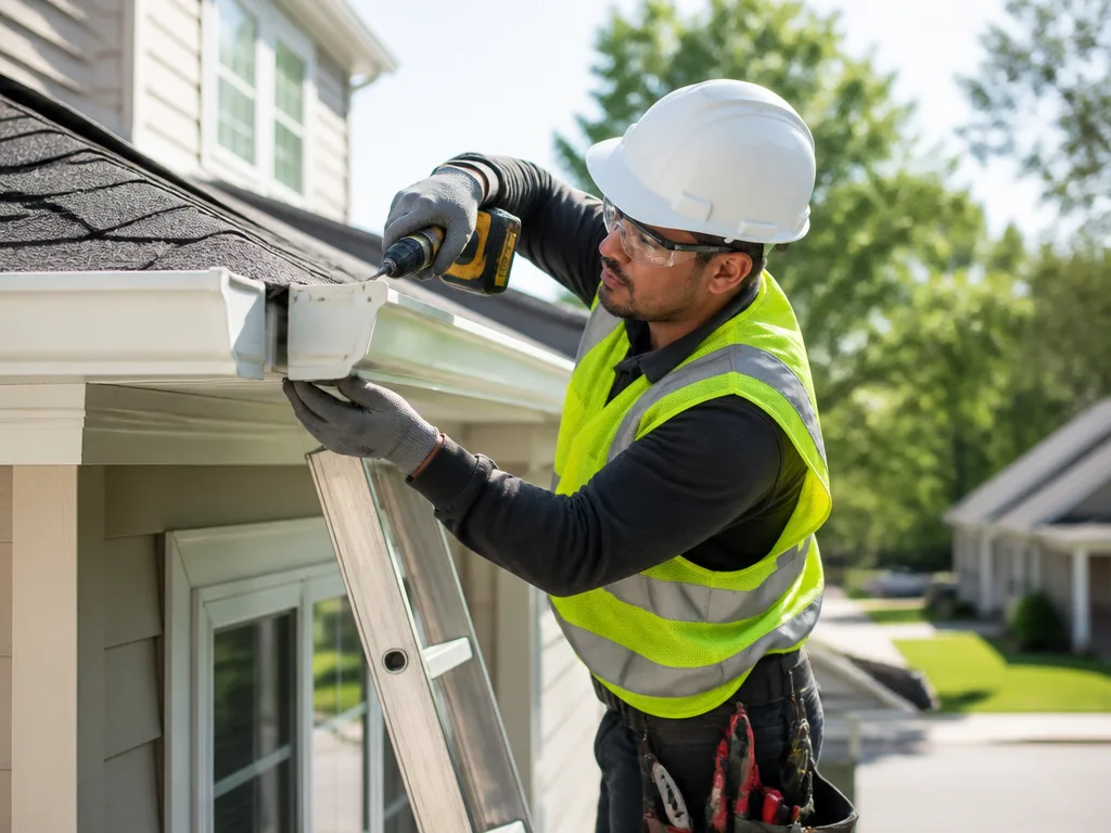 Vinyl Gutter Installation